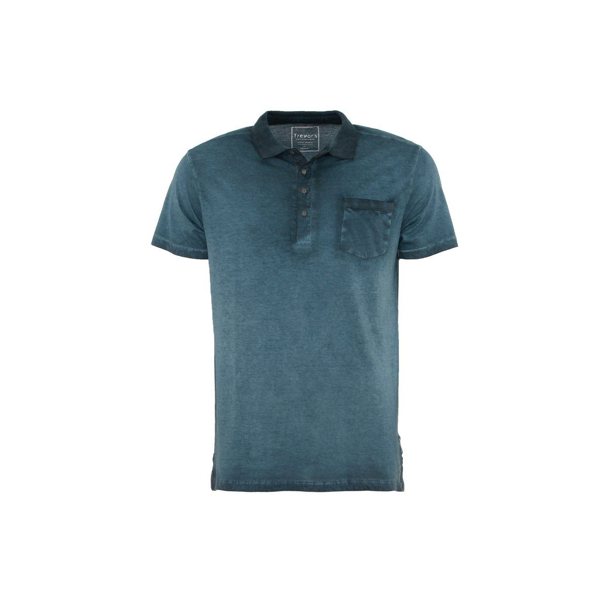 TREVOR'S T-Shirt marineblau regular (1-tlg) Navyblau | 