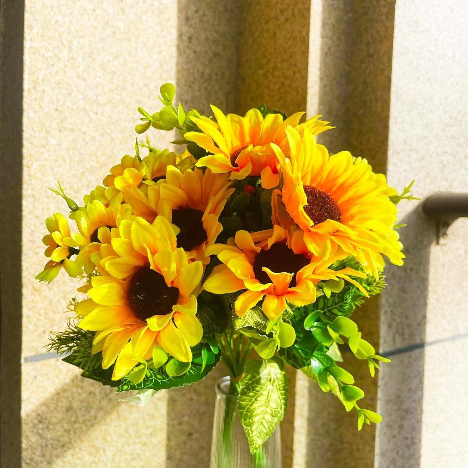 Kunstblume Kunstblumen Deko Sonnenblumen Künstlich kein günstig online kaufen