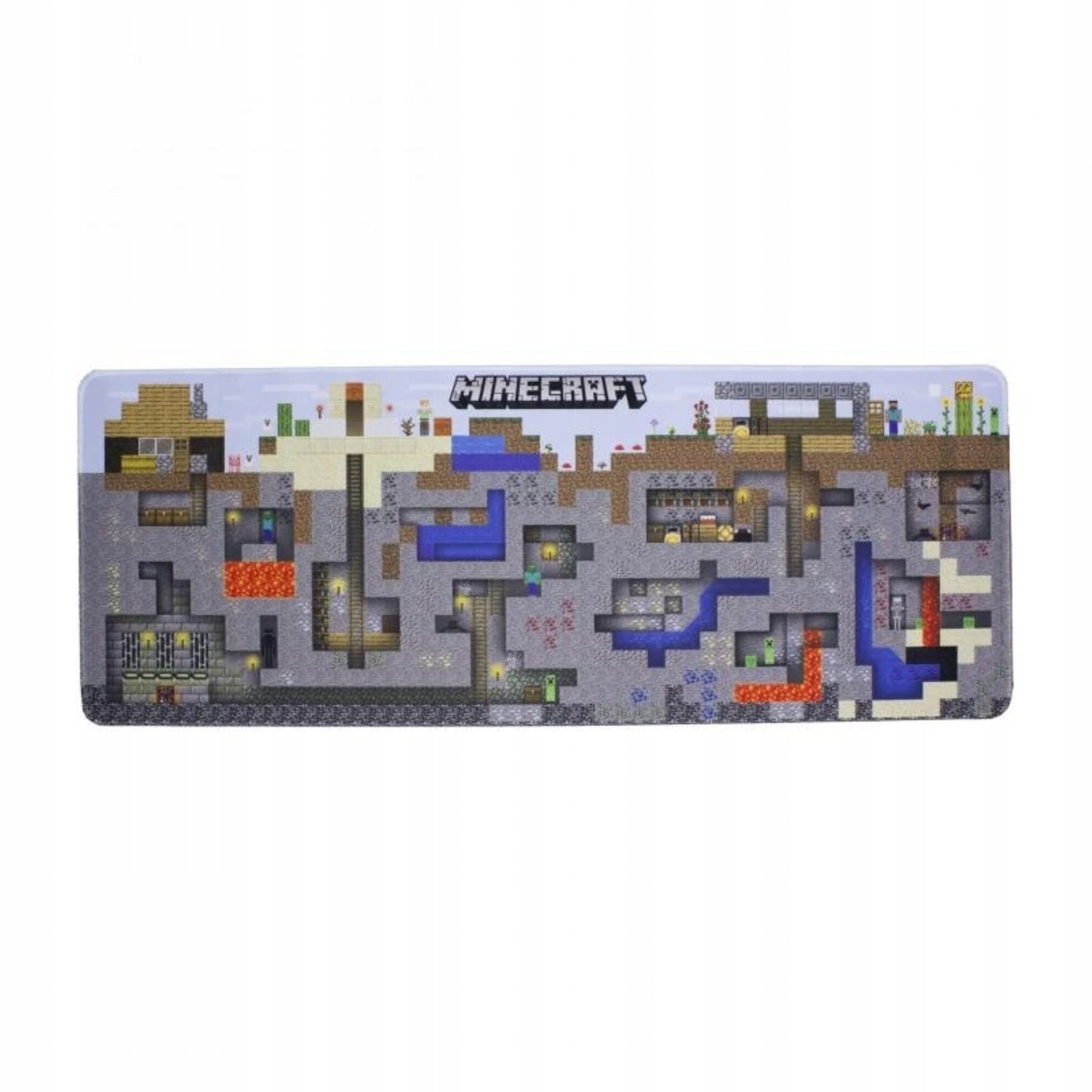 Minecraft Mauspad Minecraft Mousepad 80x30 cm – Perfekte Schreibtischunterlage
