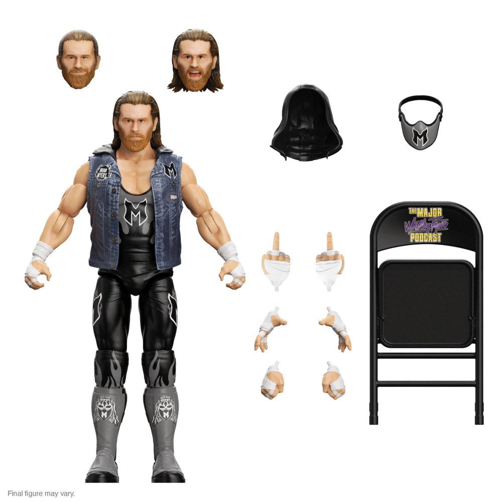 Super7 Actionfigur Major Wrestling Podcast Ultimates Actionfigur Wave 2 Brian Myers (Most