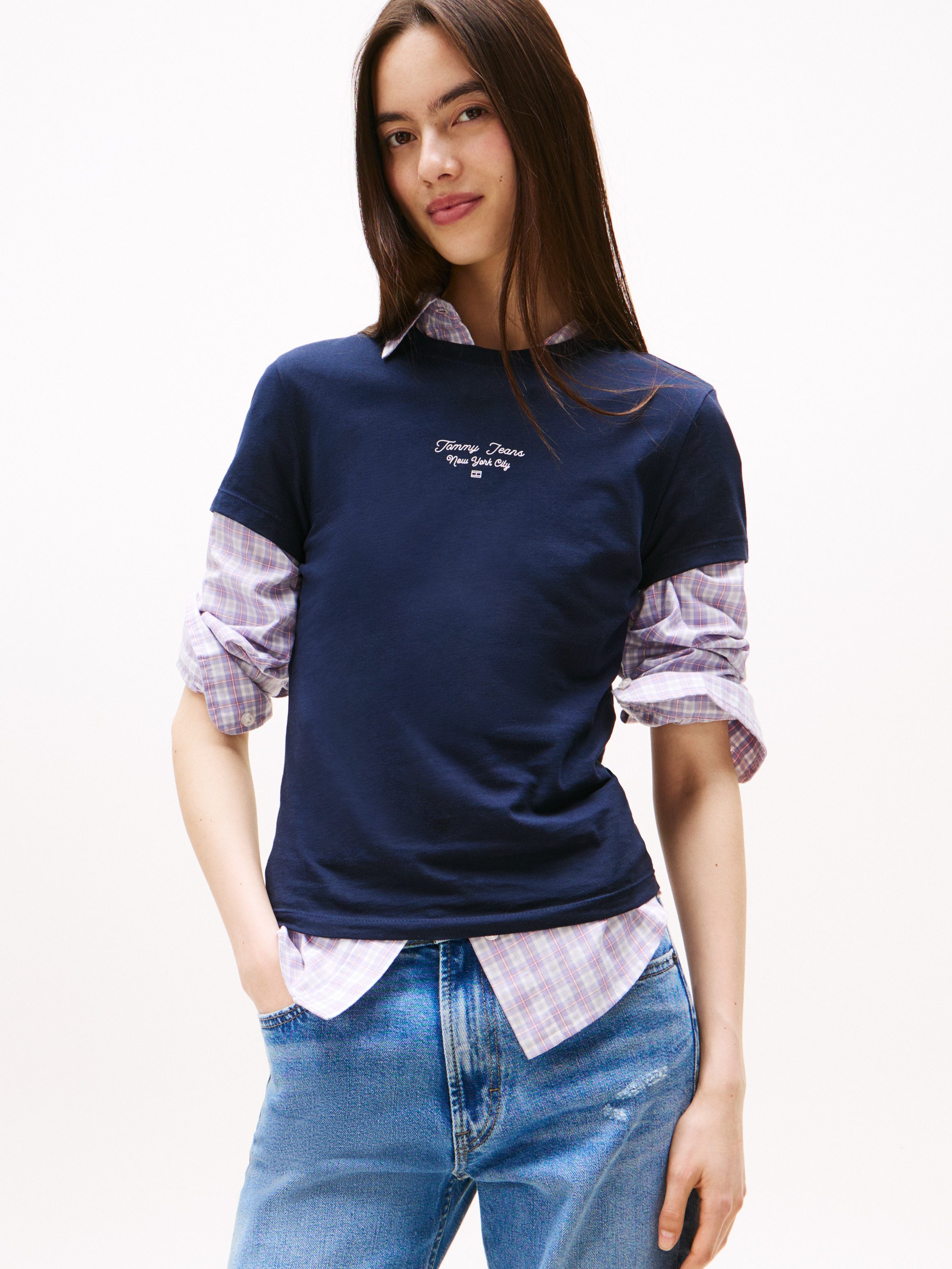 Tommy Jeans Kurzarmshirt TJW SLIM ESS günstig online kaufen