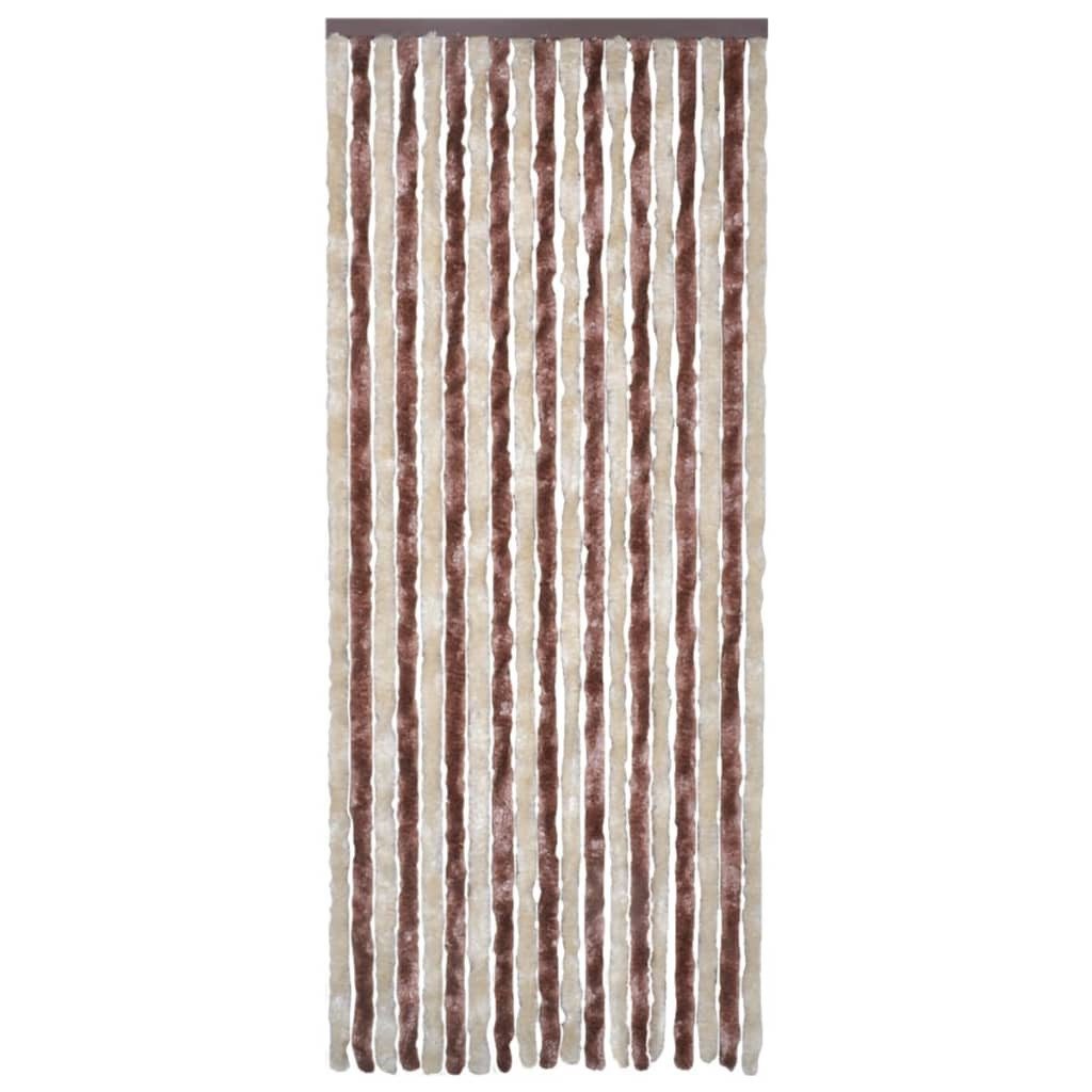 vidaXL Insektenschutz-Vorhang 118 x 220 cm Insektenschutz-Vorhang Beige und Hellbraun 120x220 cm Che