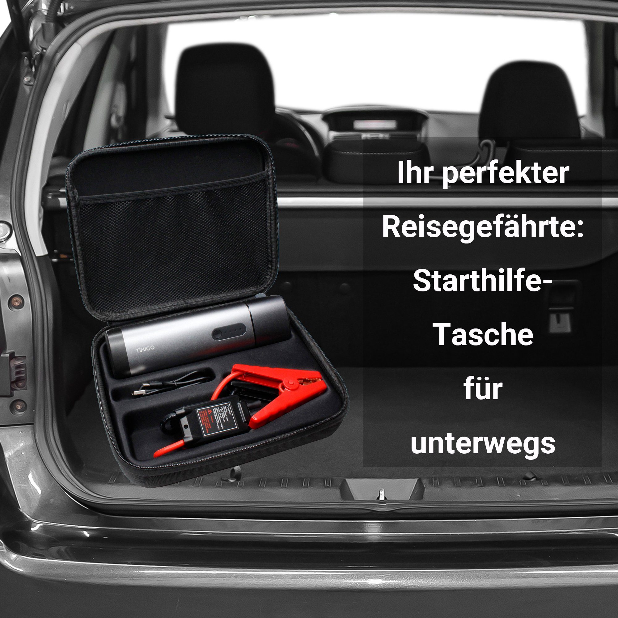 TIMIGO K1 Jump Starter Power Bank, 12V-500A (38.4Wh) Jump Starter Device