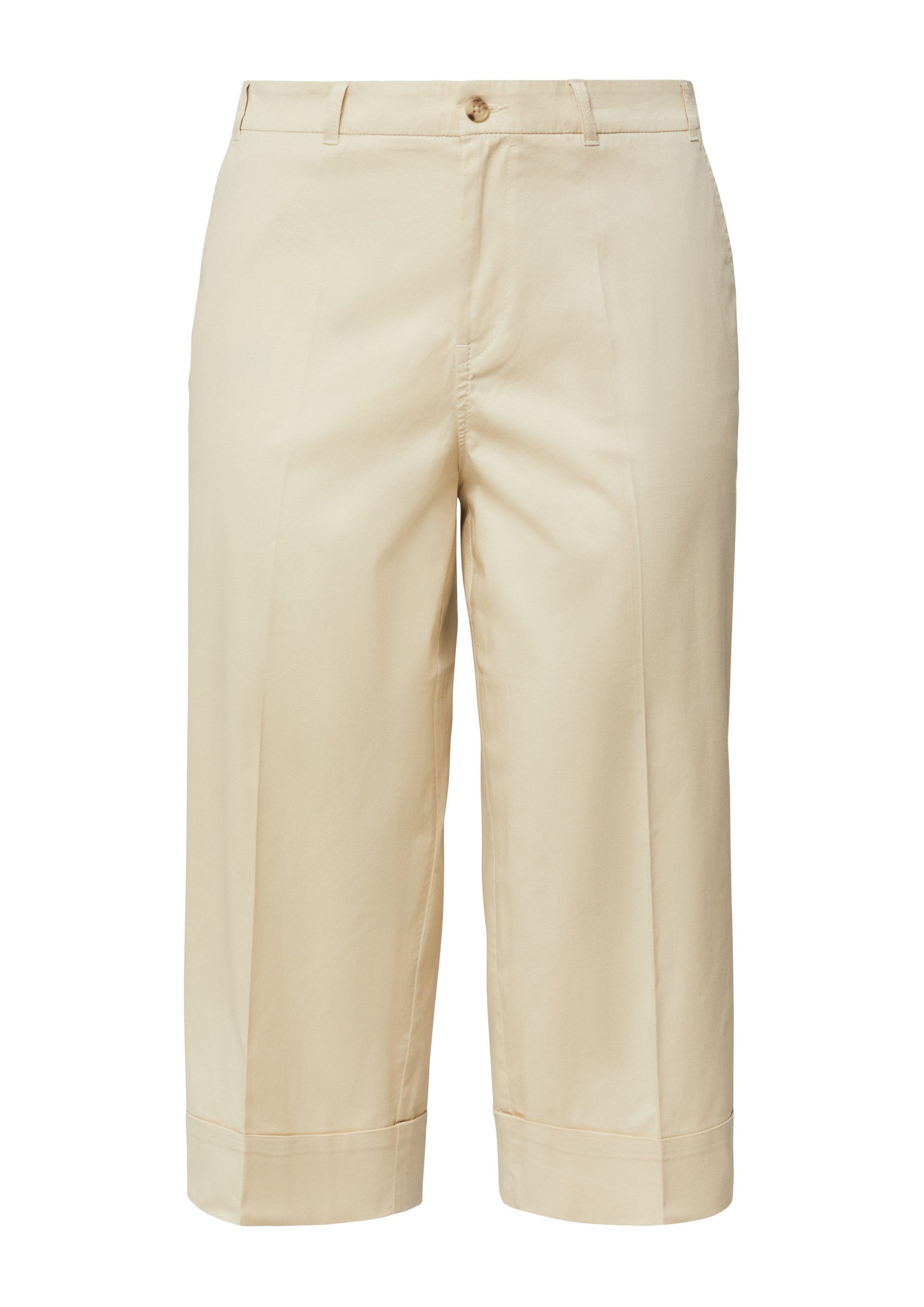 s.Oliver Culotte Hose Culotte mit Bügelfalte
