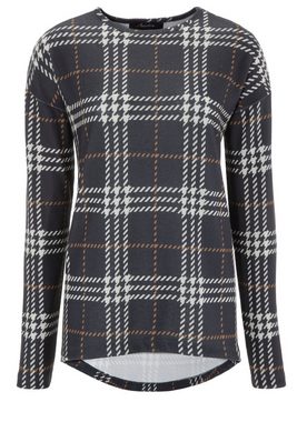 Aniston CASUAL Sweatshirt im Karo-Dessin