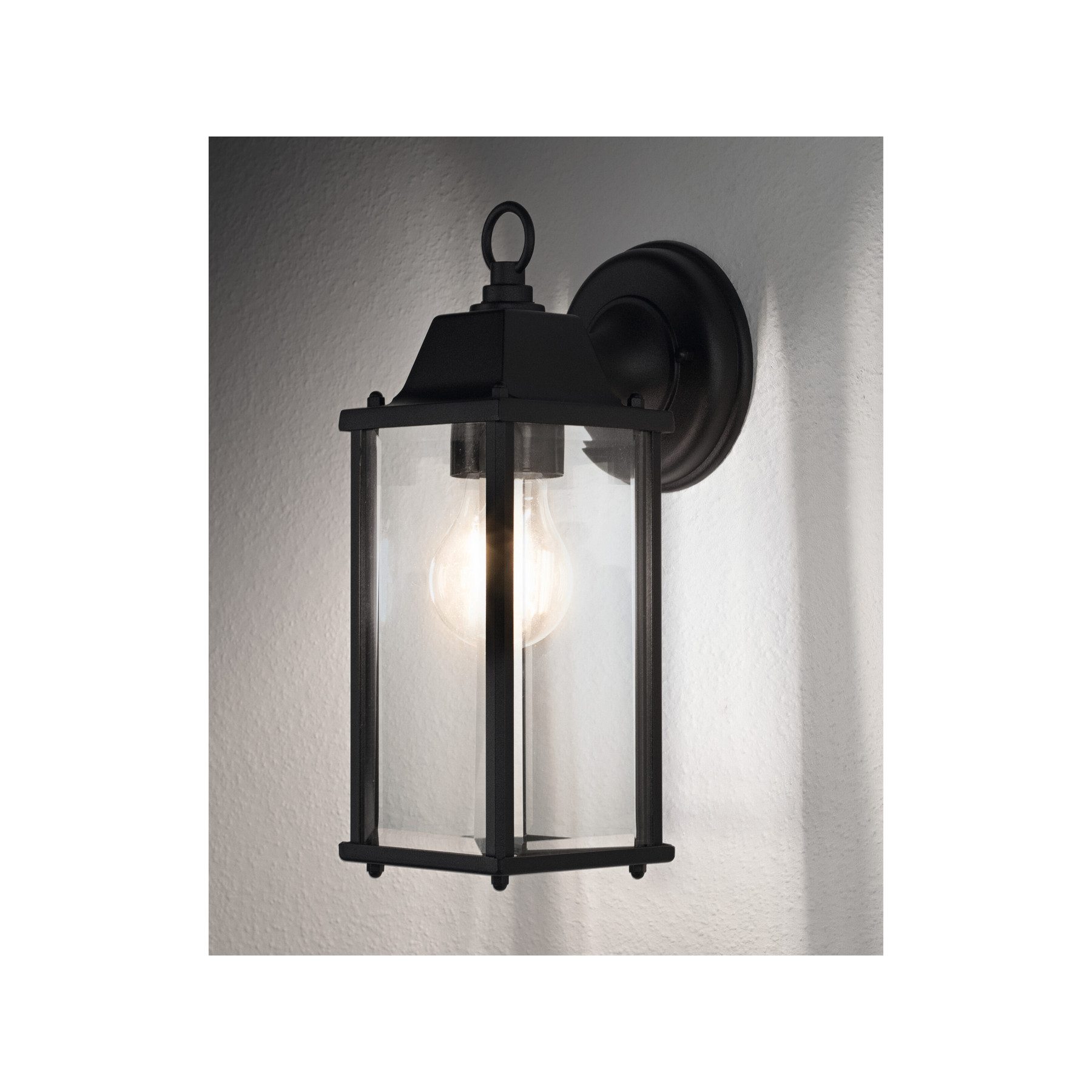 Osram Außen-Wandleuchte OSRAM LED-Außenwandleuchte Endura Classic Lantern Square M, schwarz