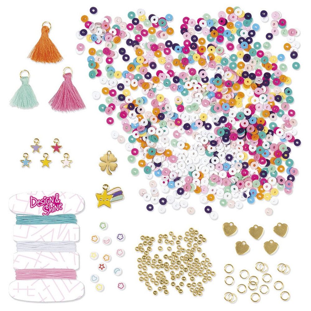 Empeak Kreativset Totum - Disign & Shine - Bastelset Glücksarmbänder