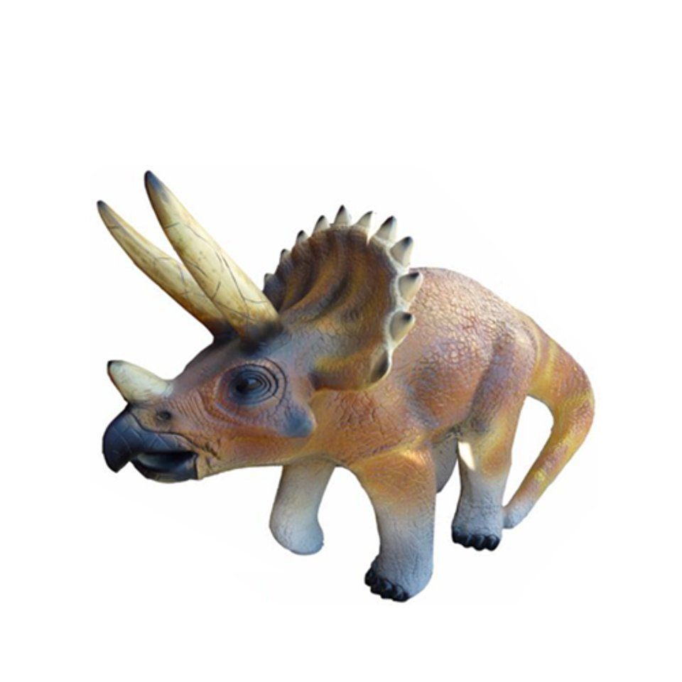 JVmoebel Skulptur Styracosaurus Dinosaurier Garten Figuren Figur Skulptur Deko Skulpturen Statuen