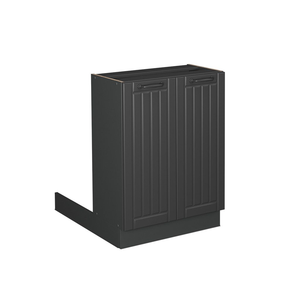 Vicco Unterschrank Fame-Line, Dunkelgrau/Anthrazit, 60 cm günstig online kaufen