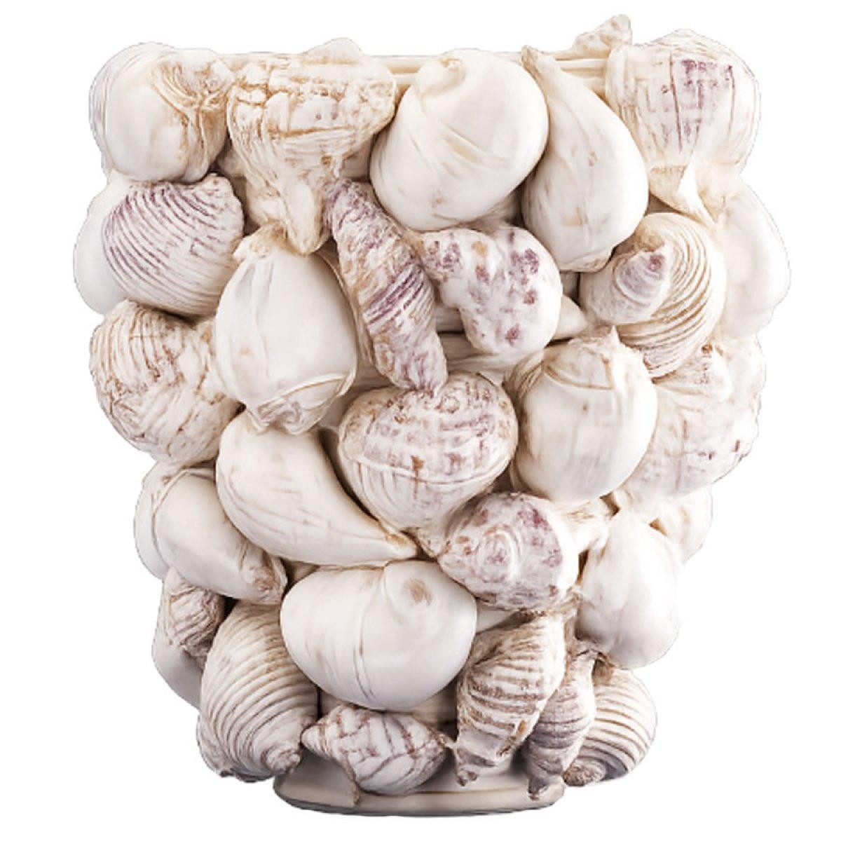 Werner Voß Dekovase Vase Muscheln Steingut