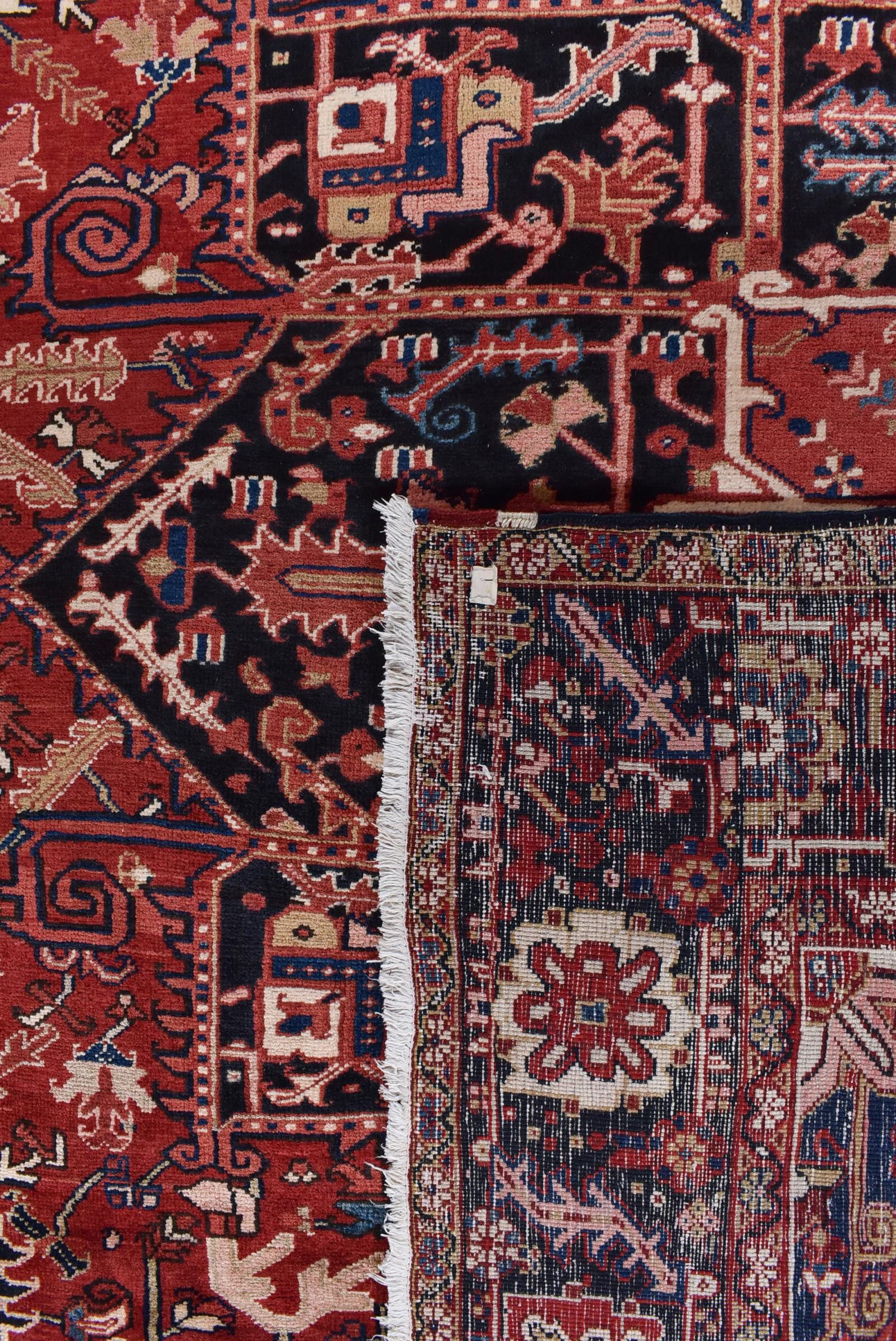 Nain Trading Orientteppich Heriz 297x376 Handgeknüpfter Orientteppich / Perserteppich, rechteckig, Höhe: 12 mm