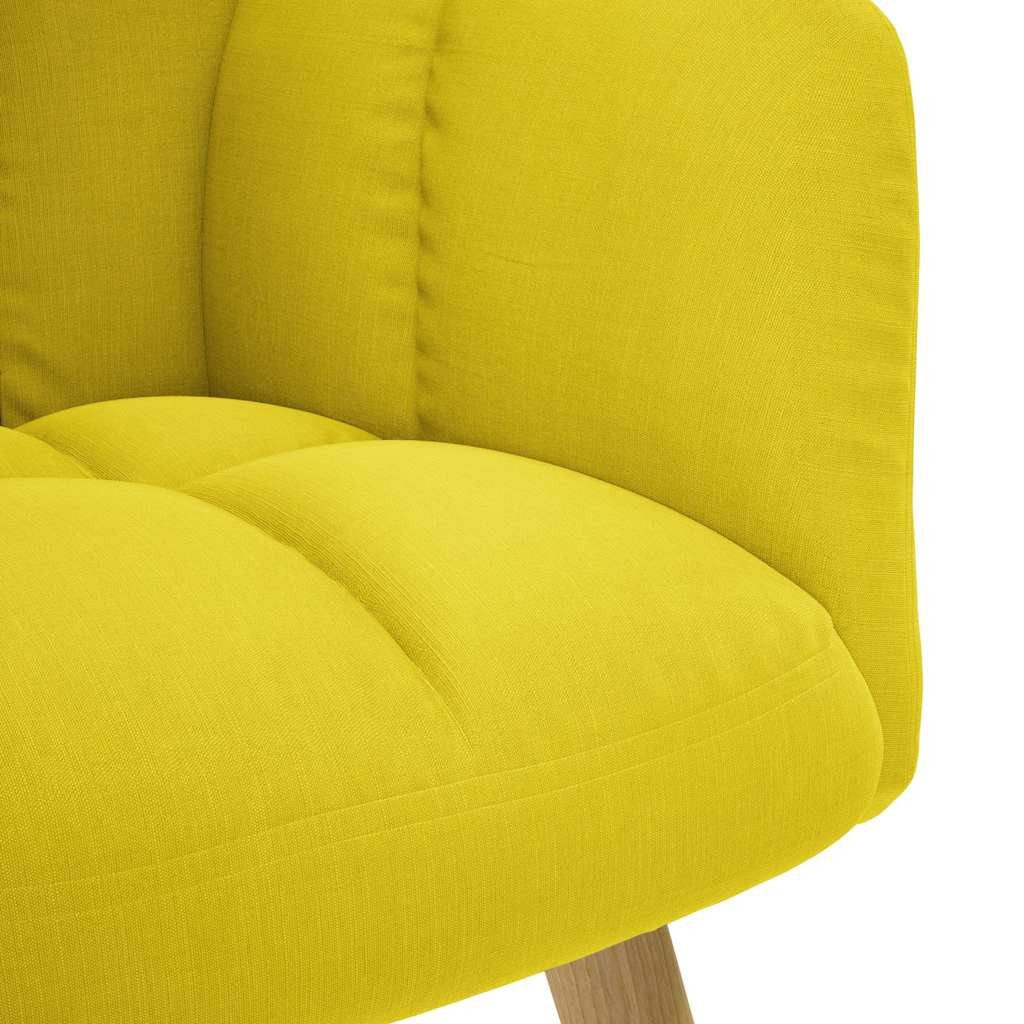 vidaXL Sessel Relaxsessel Hellgelber Stoff