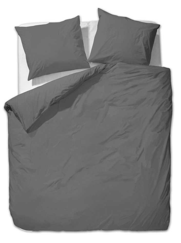 etérea Himmlische Qualität Bettwäsche etérea Mako Satin Uni Bettwäsche Einfarbig, Mako-Satin, 3 teilig