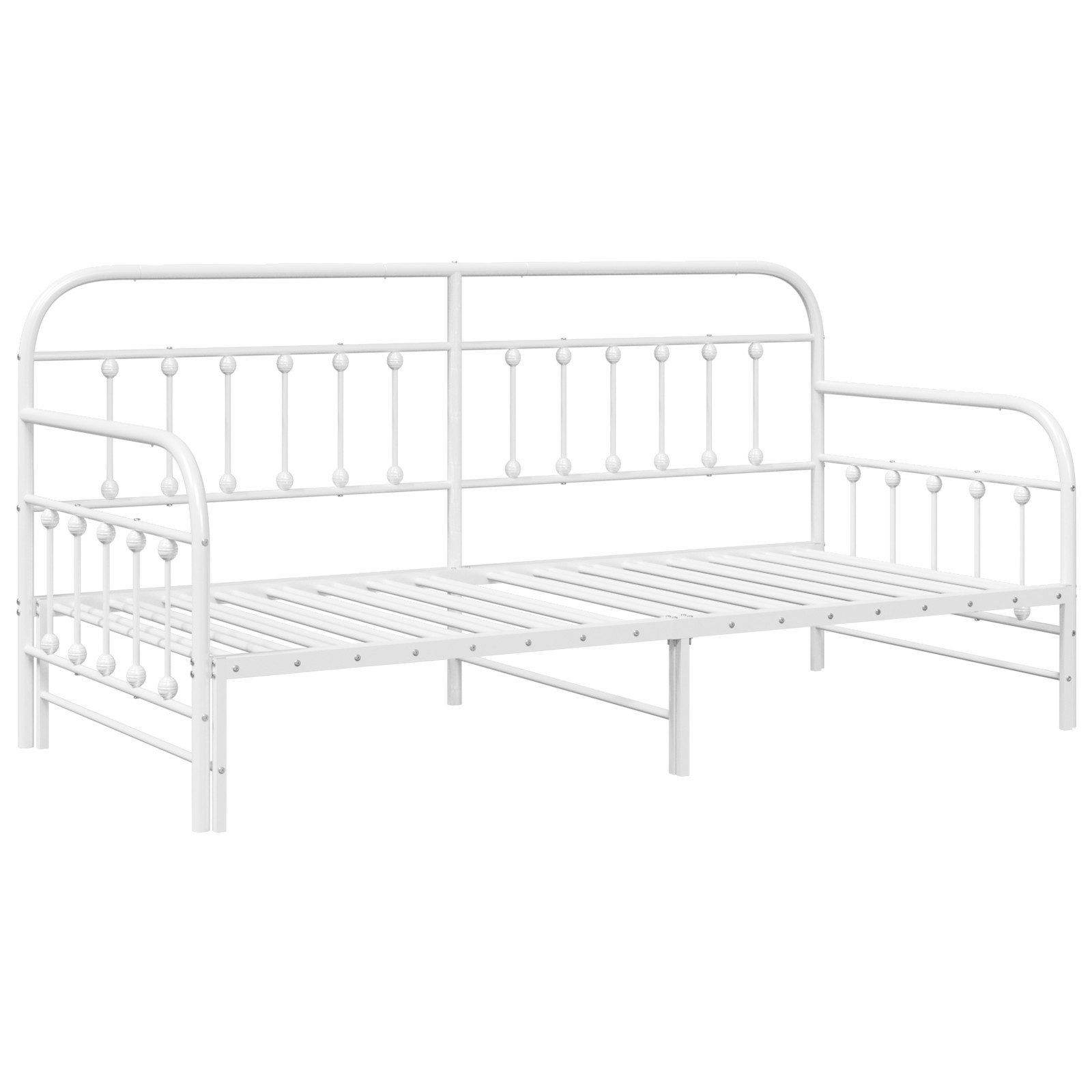 vidaXL Bett Tagesbettgestell mit Ausziehbett in günstig online kaufen