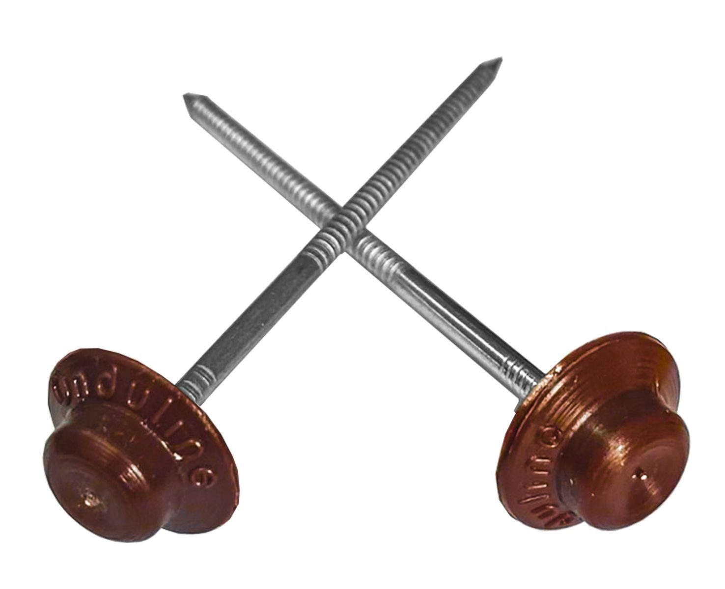 Onduline Dachbahn Dachnägel mit rundem Kopf rot 65 mm Beutel á 400 Stück, rund, (400-St)