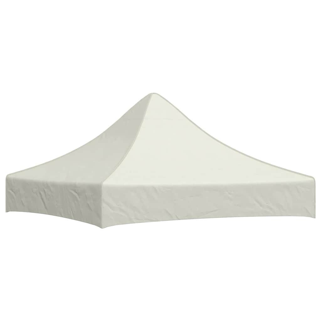 Pavillon-Ersatzdach Partyzelt-Dach 2x2 m Creme aus UV- und wasserbeständigem Oxfordgewebe