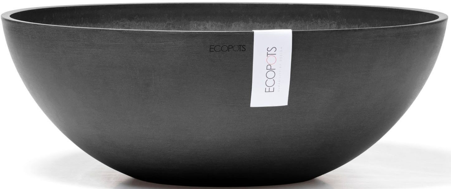ECOPOTS Blumentopf Vienna 50 Dunkelgrau, für innen und außen: frostsicher, bruchsicher und lichtbeständig