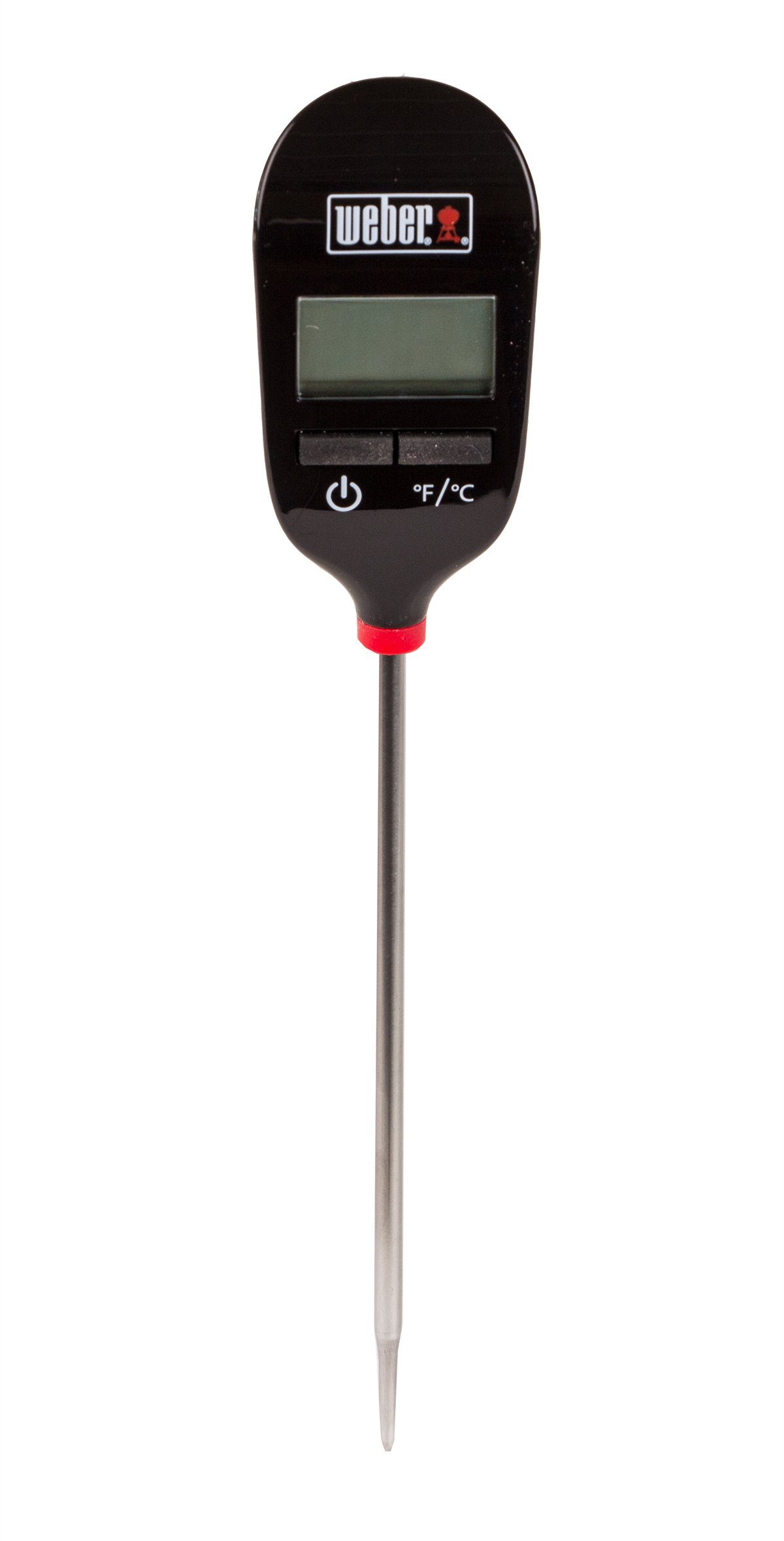 Weber Grillthermometer 6750 Digitales Taschenthermometer mit Sofortanzeige  − Fleischthermometer für BBQ, Steak & Grill − Kochthermometer Thermometer,  1-tlg.