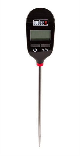 Weber Grillthermometer »6750 Digitales Taschenthermometer mit Sofortanzeige − Fleischthermometer für BBQ, Steak & Grill − Kochthermometer Thermometer«, 1-tlg.