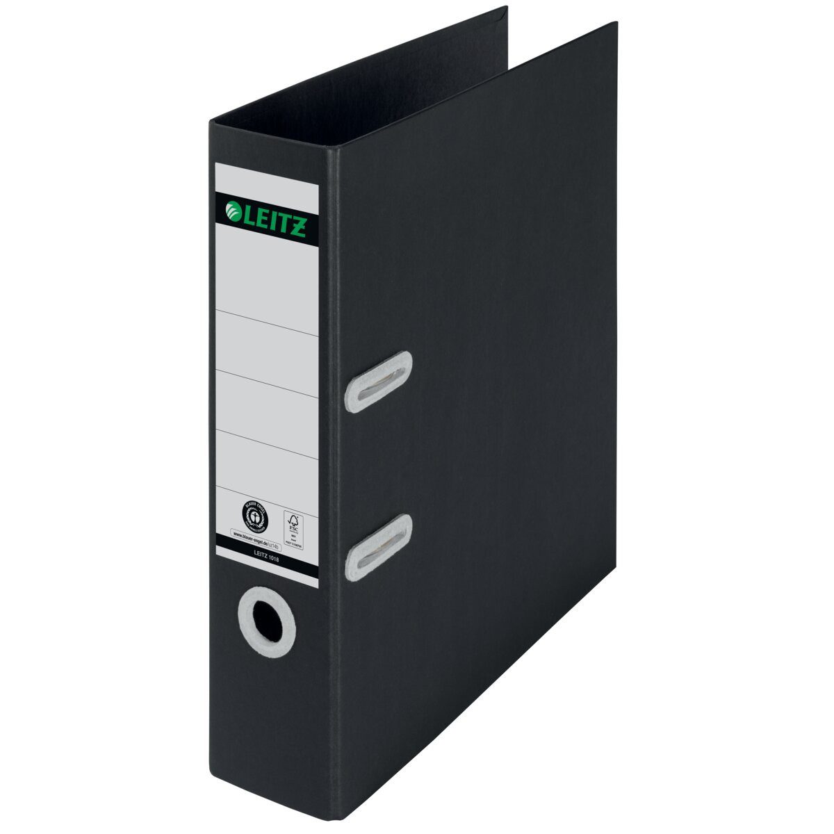 LEITZ Aktenordner Ordner Recycle 180 Grad A4 breit 80 mm schwarz (10 Stück)