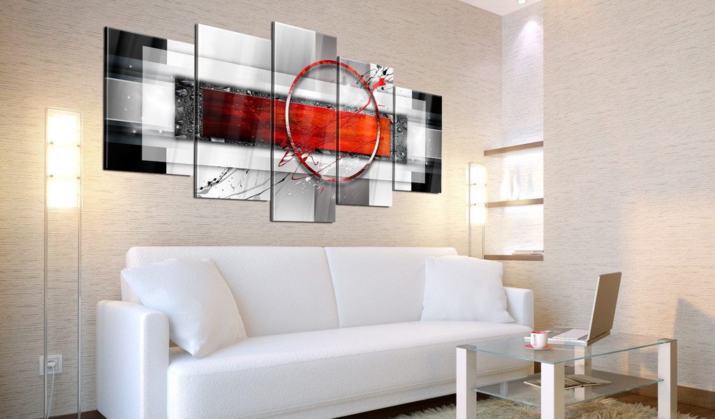 Artgeist Acrylglasbild Carmine Missile [Glass]