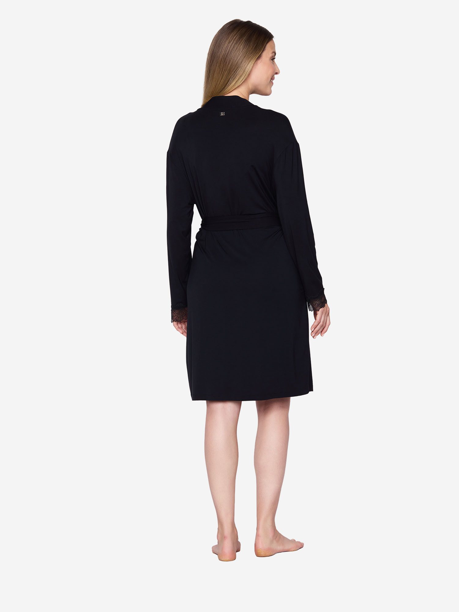 JOOP! Bademantel Grace Robe, Morgenmantel, Kapuzenmantel, Saunamantel