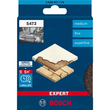 BOSCH Schleifscheibe EXPERT S473 Standard Schleifpad-Set, 3-teilig