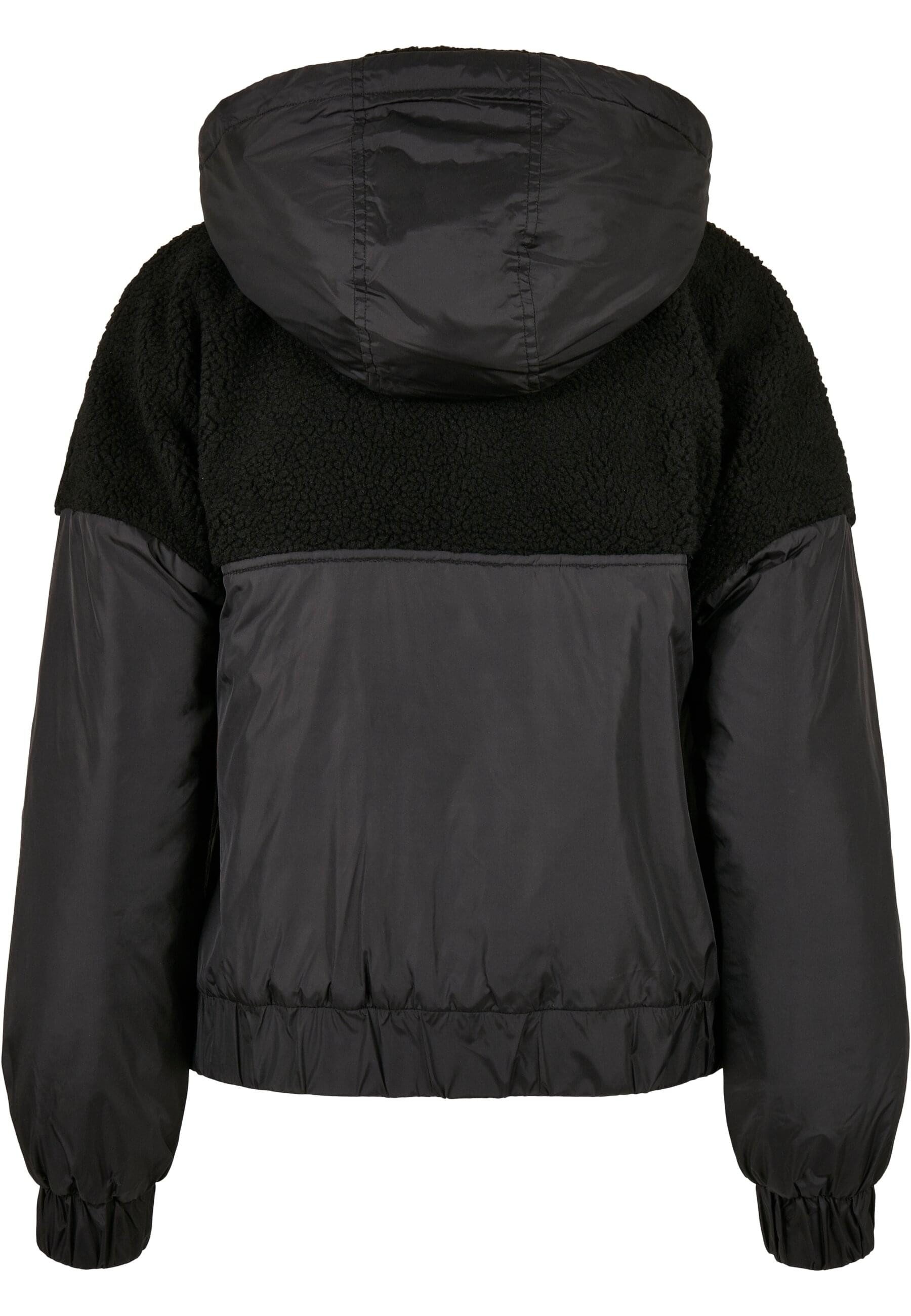URBAN CLASSICS Winterjacke Urban Classics Damen Ladies Sherpa Mix Pull Over günstig online kaufen