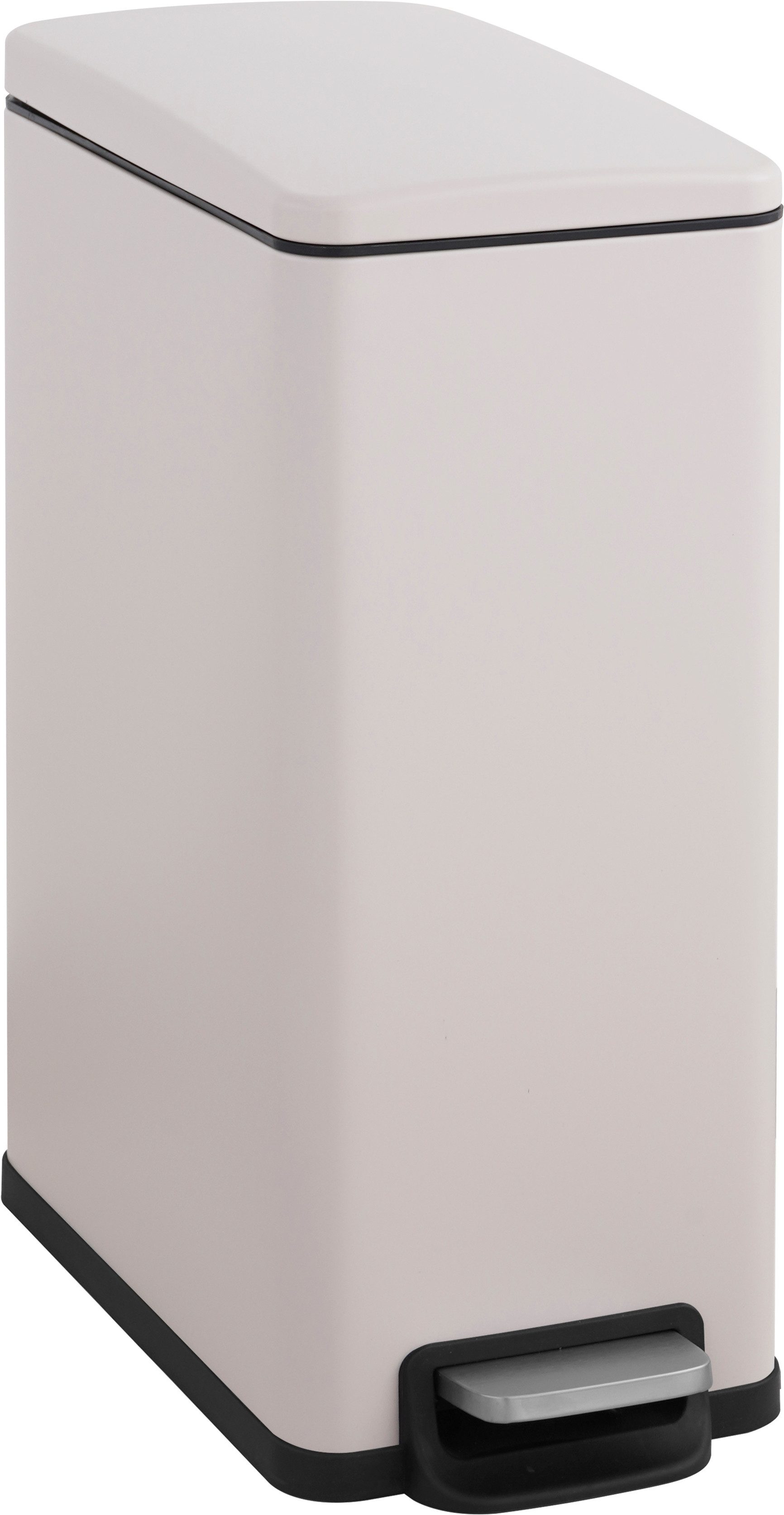 OTTO home Mülleimer Joonah, Soft Close, schmal und kompakt, Nischen-Mülleimer, Treteimer, Kosmetikeimer mit Deckel