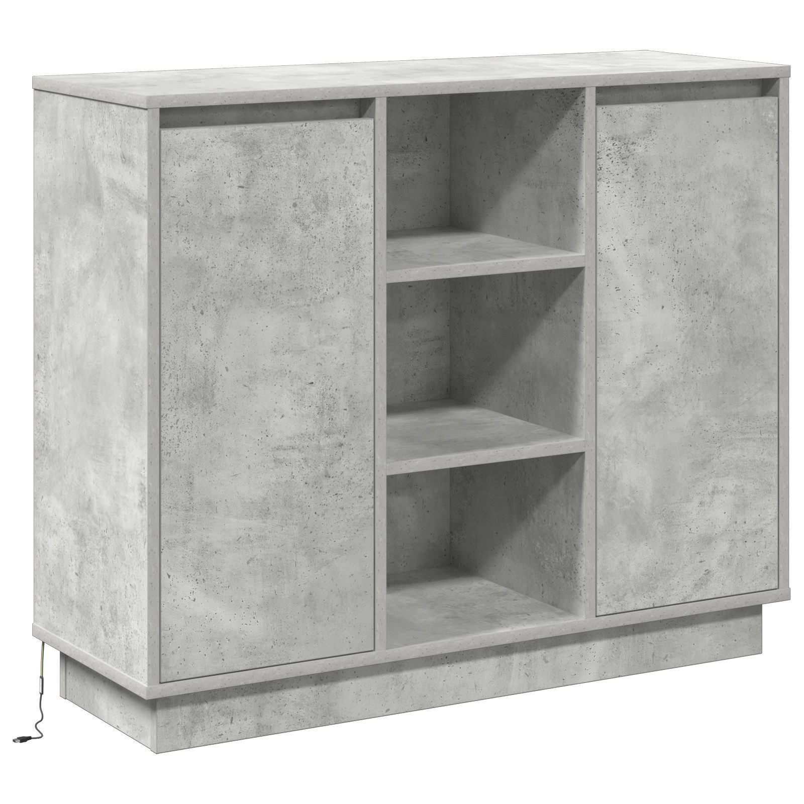 vidaXL Nachttisch Sideboard mit LED in günstig online kaufen