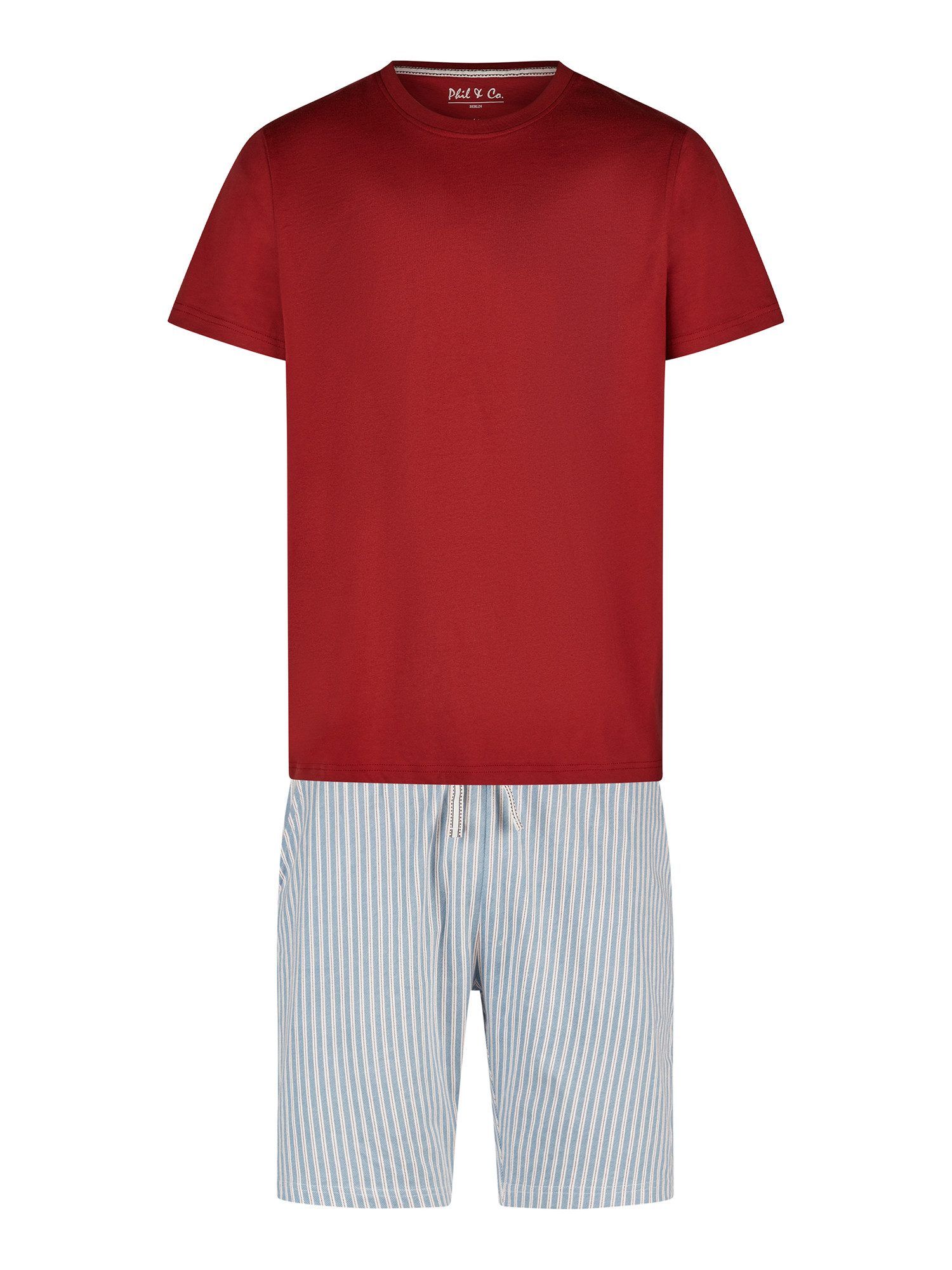 Phil & Co. Pyjama Shorty (2 tlg) schlafanzug schlafmode bequem