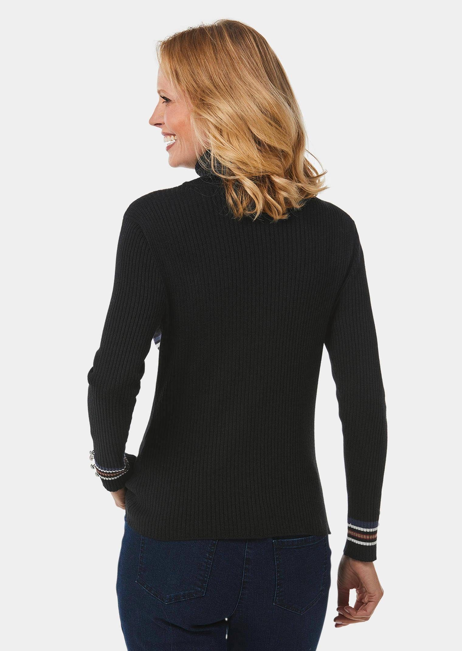 GOLDNER Rollkragenpullover Kurzgröße: