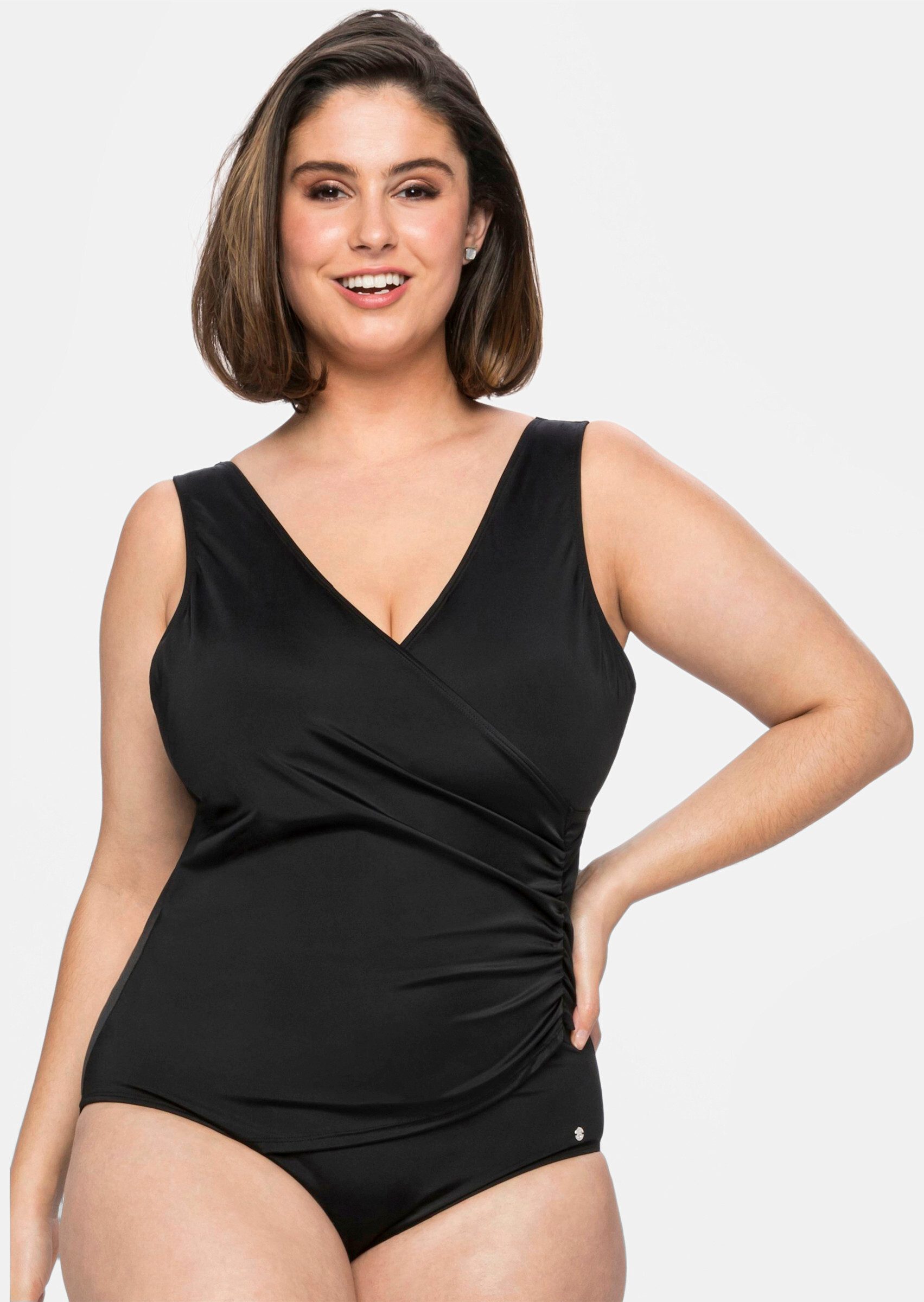 Sheego Badeanzug Badeanzug . (1-St) günstig online kaufen