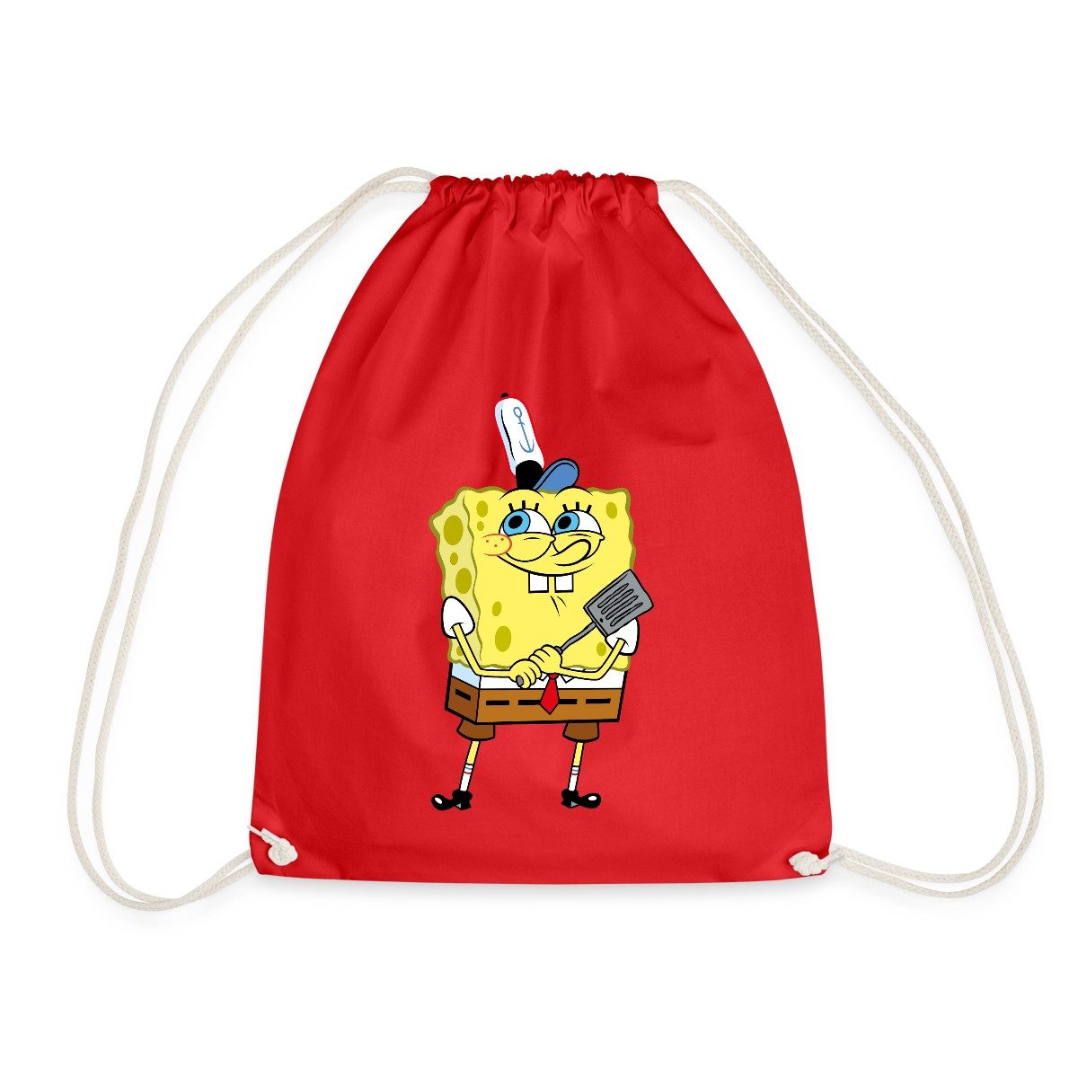 Spreadshirt Turnbeutel SpongeBob Schwammkopf Burger Braten Turnbeutel (1-tlg)