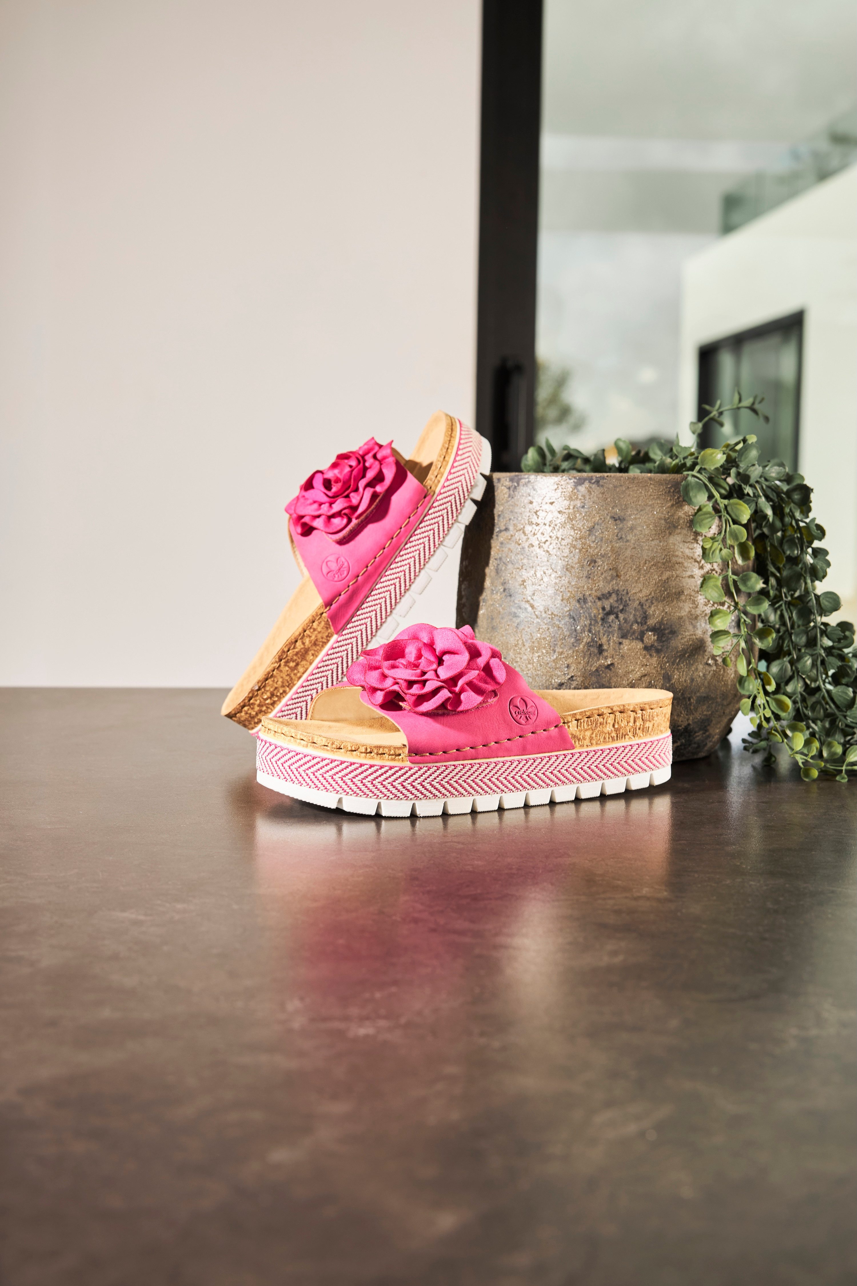 Rieker Pantolette, Sommerschuh, Schlappen mit modischem günstig online kaufen