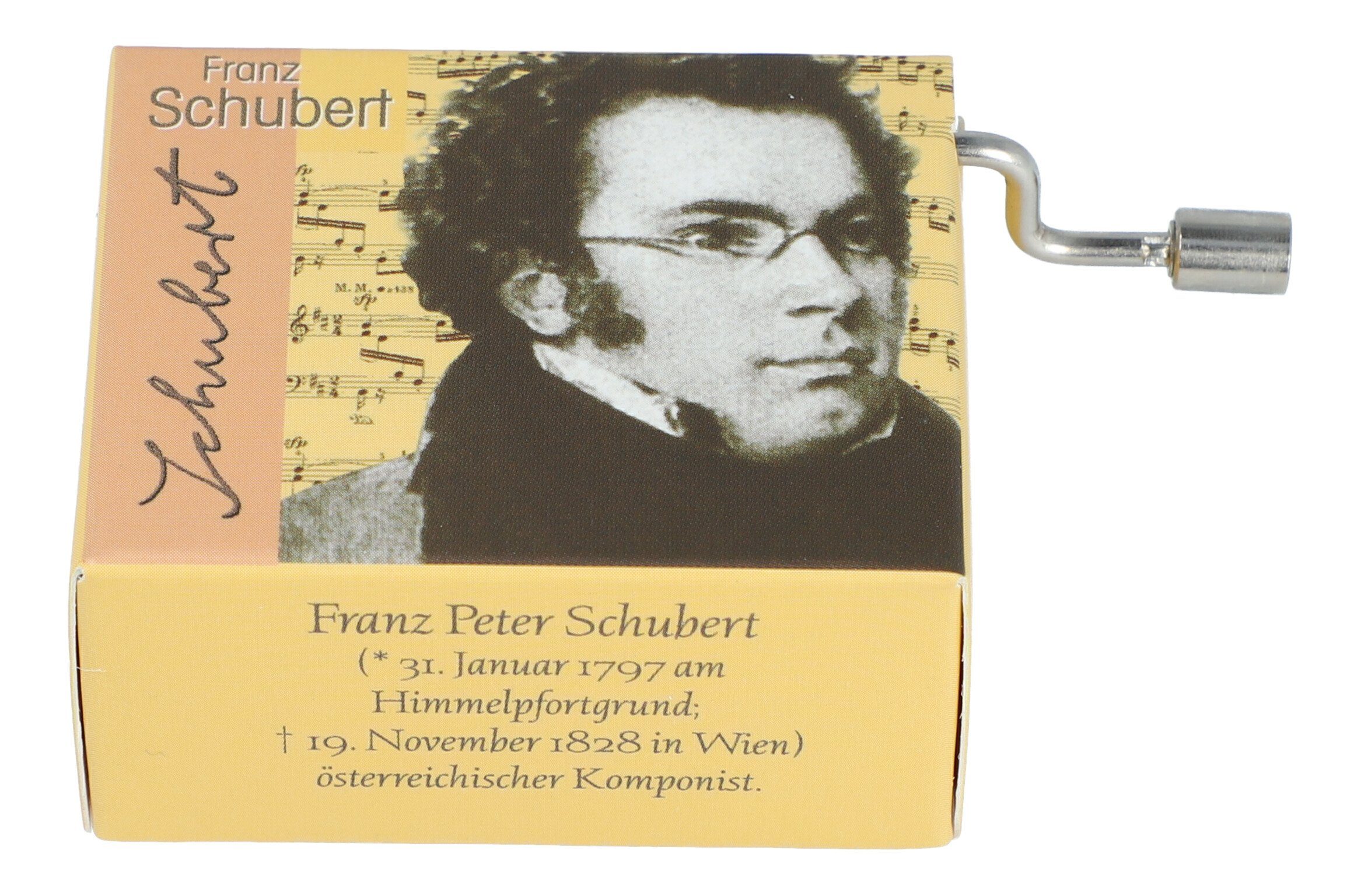 Fridolin Spieluhr Spieluhren mit Komponisten-Motiv und passenden Melodien -, Schubert, Ave Maria