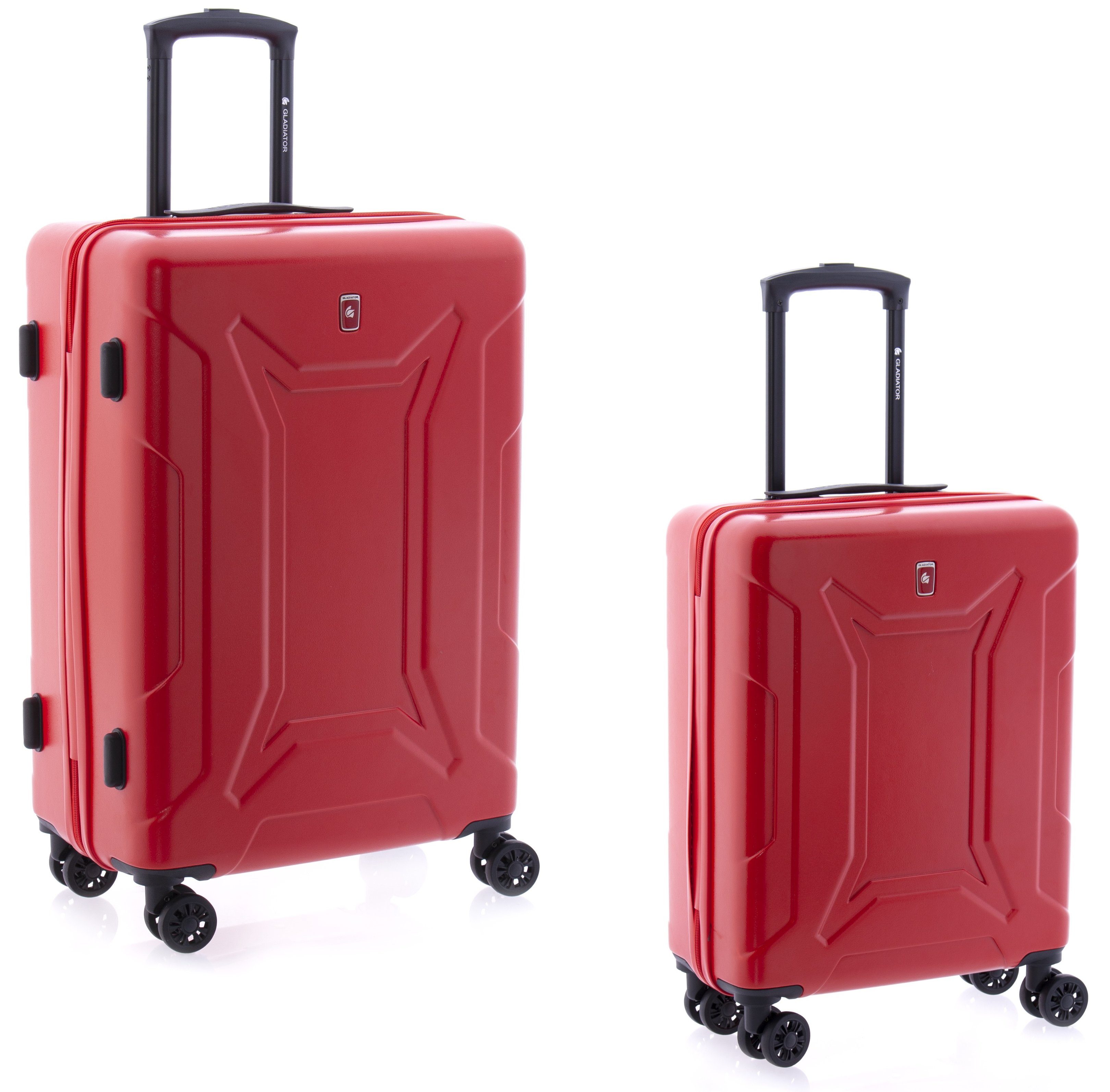 GLADIATOR Hartschalen-Trolley »Koffer-Set 2-tlg. 68 + 55 cm, 4 Rollen TSA,  4 Farben« online kaufen | OTTO