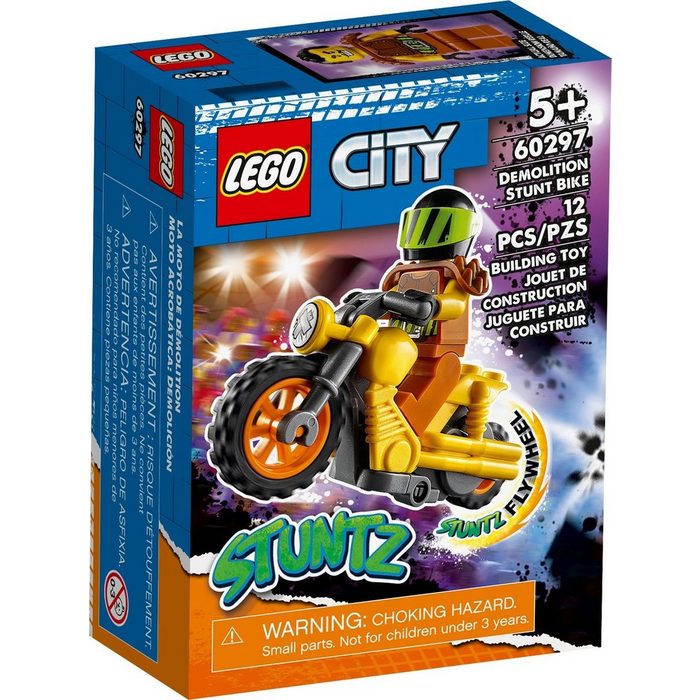 LEGO® Konstruktionsspielsteine LEGO® City - Power-Stuntbike (Set 13 St)