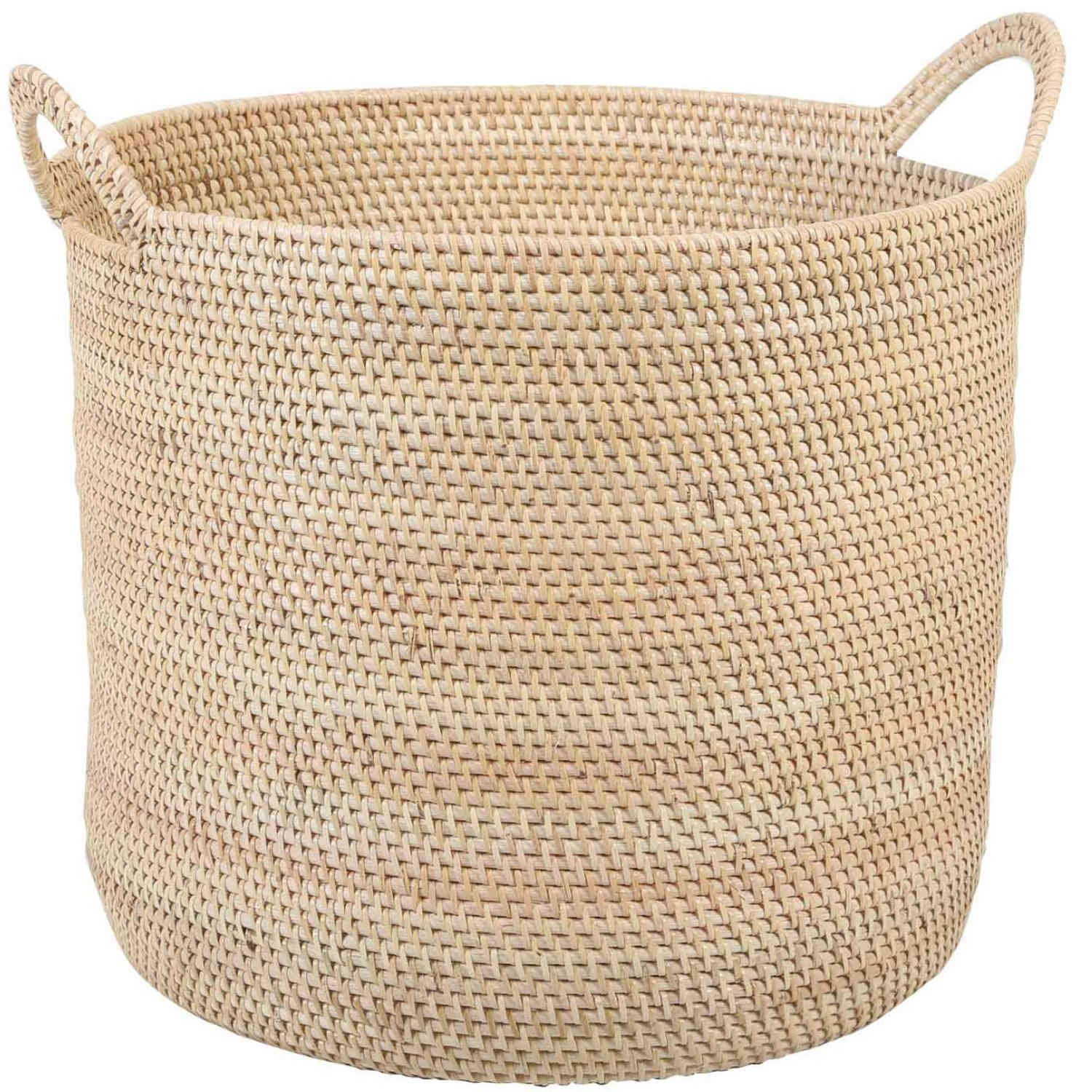 Casa Moro Flechtkorb Rattan Korb ELIE NATUR mit Henkel Weidenkorb (Obstkorb günstig online kaufen