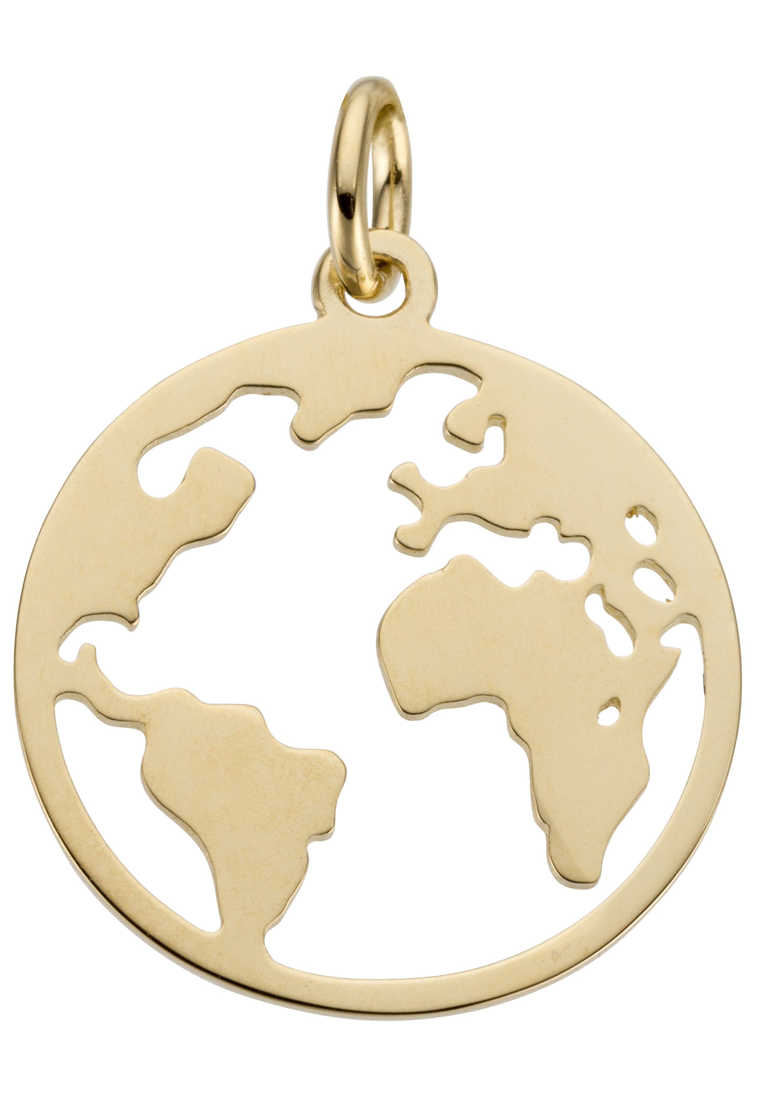 JOBO Kettenanhänger Anhänger Weltkarte...
