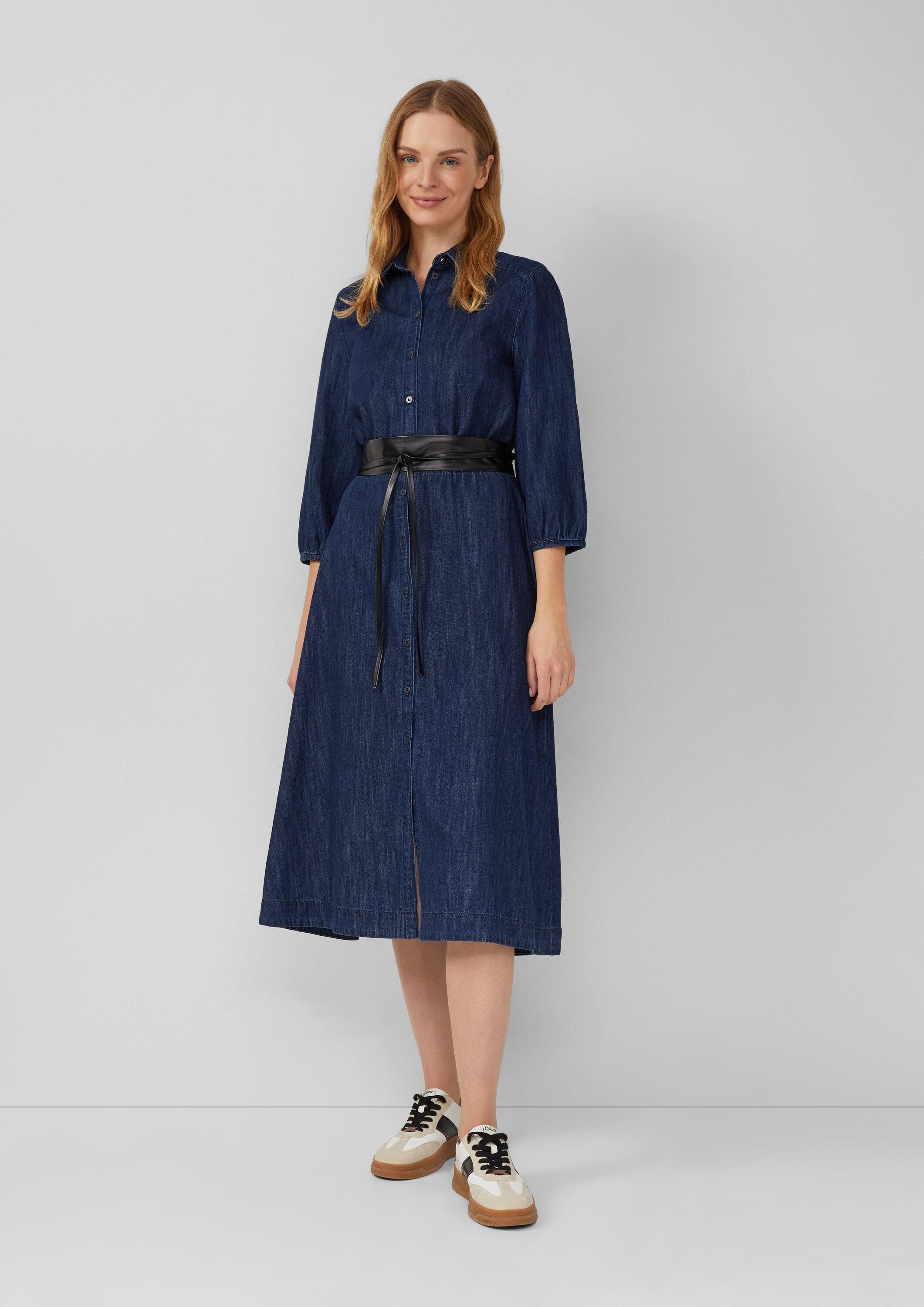 s.Oliver Ledergürtel Taillengürtel Taillengürtel mit Binde-Detail günstig online kaufen