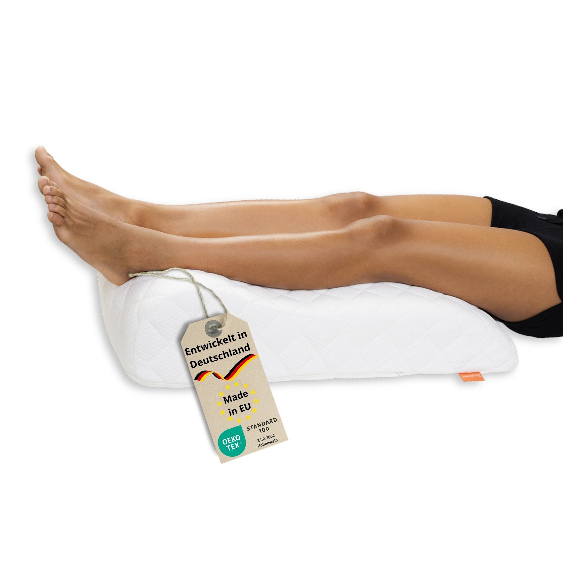 sleepling Venenkissen für Bett und Sofa, Lagerungskissen, für optimale und druckstellenfreie Hochlagerung der Beine