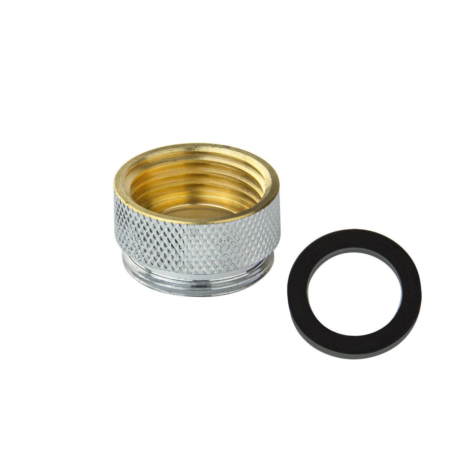 Schlösser Badarmatur Strahlreglerübergang M22 1 AG x 1/2" IG Adapter Armatur Wasserhahn