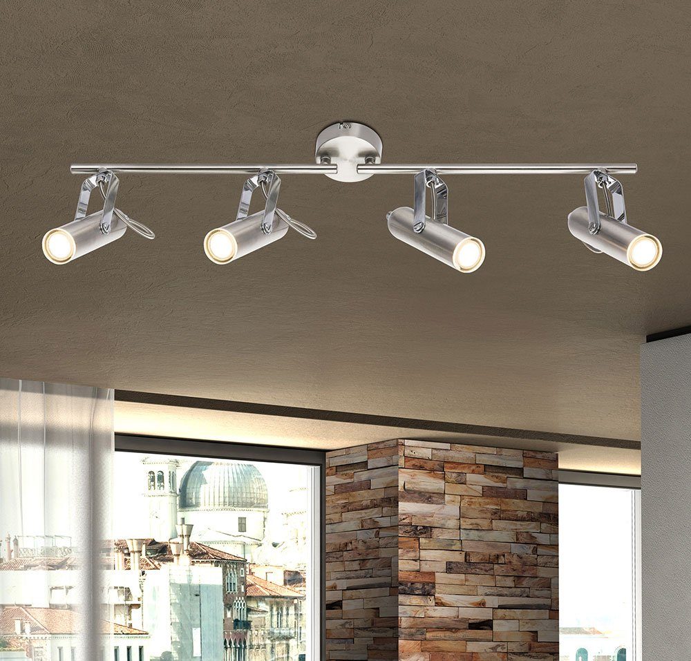 etc-shop LED LED Zimmer Wand Ess Strahler Deckenleuchte, Rondell Beleuchtung Decken Wohn
