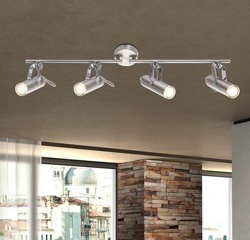 etc-shop LED Deckenleuchte, LED Wand Strahler Wohn Ess Zimmer Beleuchtung Decken Rondell