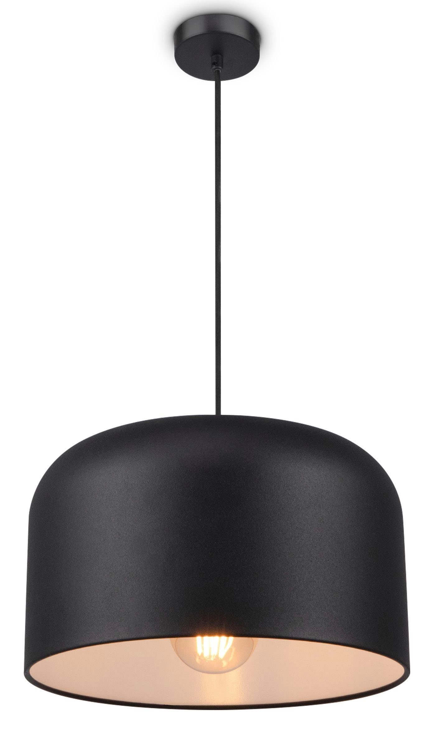 Paco Home Pendelleuchte BOWL, ohne Leuchtmittel
