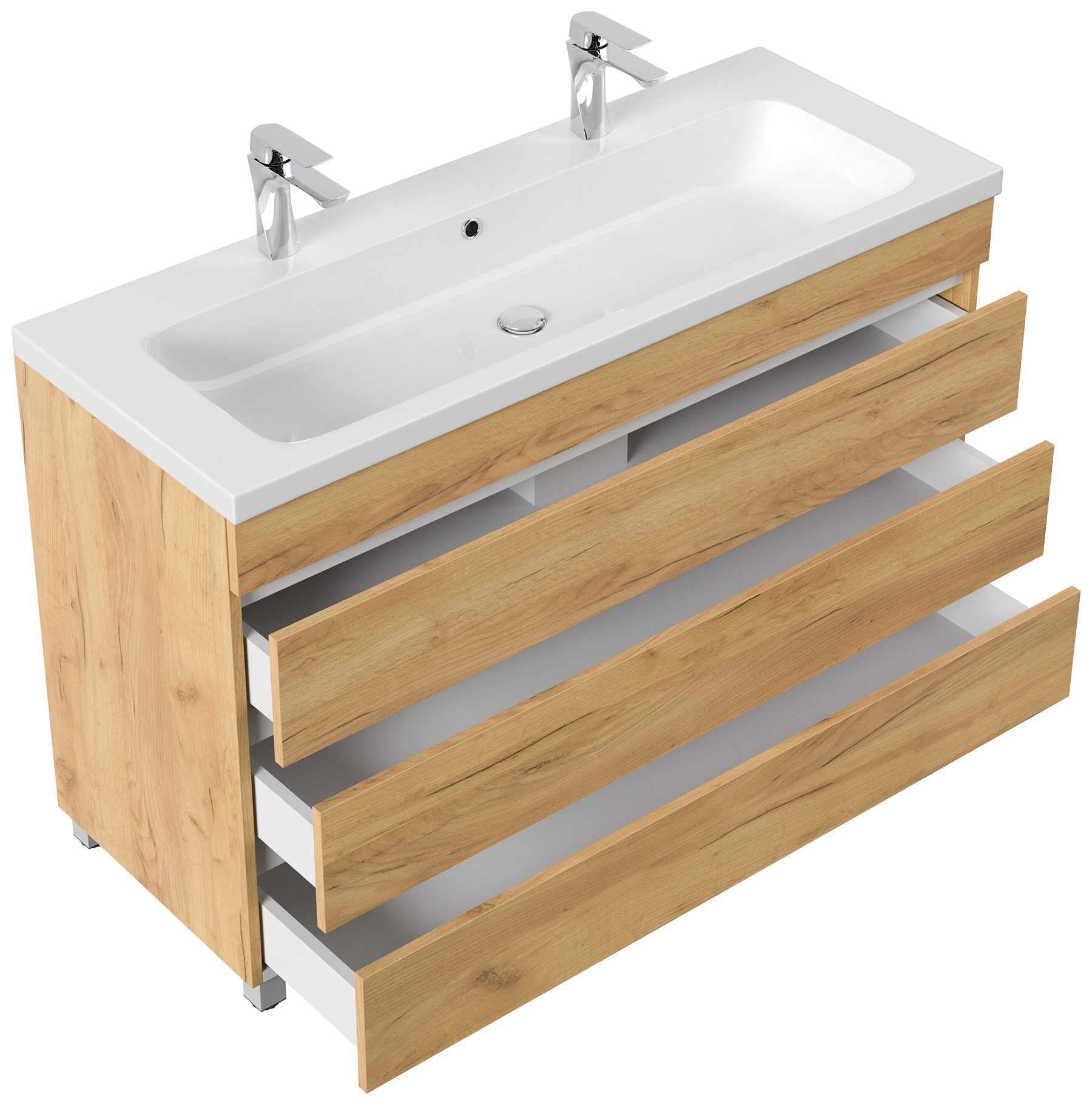 Magnolia Home Waschtisch Stand Doppel Badmöbel günstig online kaufen