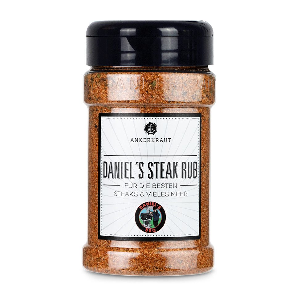 Ankerkraut Gewürz Daniels Steak Rub by Daniel Raeder, Ankerkraut Mischung würzender Zutaten für Fleisch