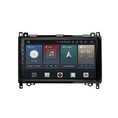 TAFFIO Für Mercedes A B Sprinter Vito Viano 9" Touch Android GPS Navi CarPlay Einbau-Navigationsgerät