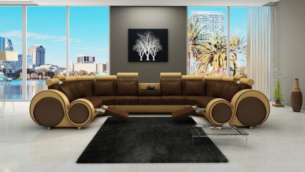 Ecksofa Moderne Polster-Eckcouch für gemütliche Wohnlandschaften